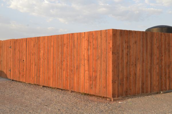 Redwood Fence Building